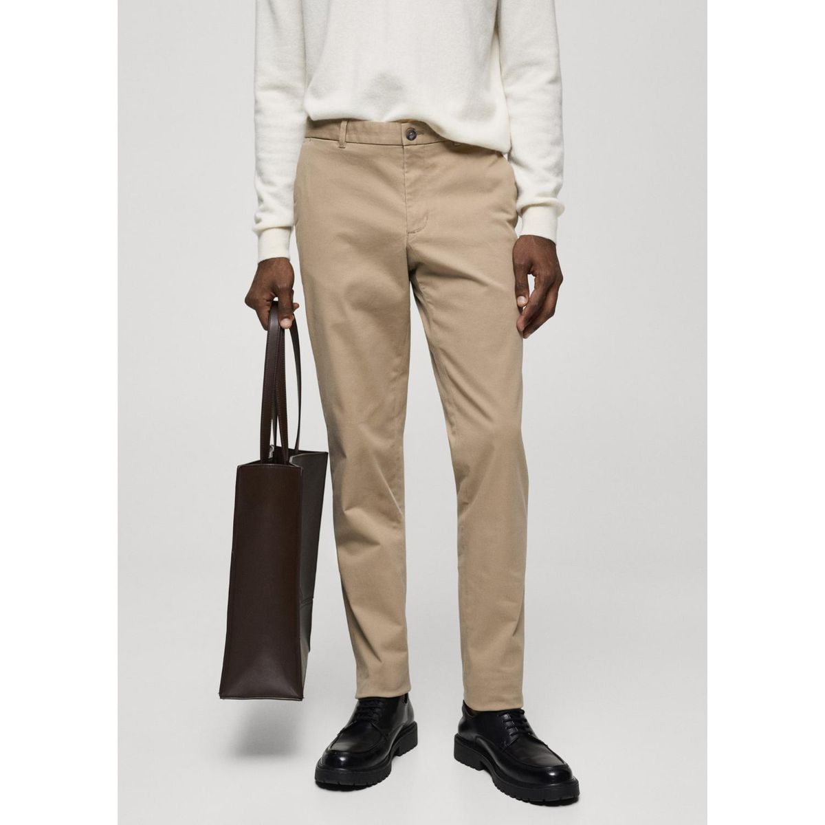 MANGO - Pantalón Chino Slim Fit Hombre Mango