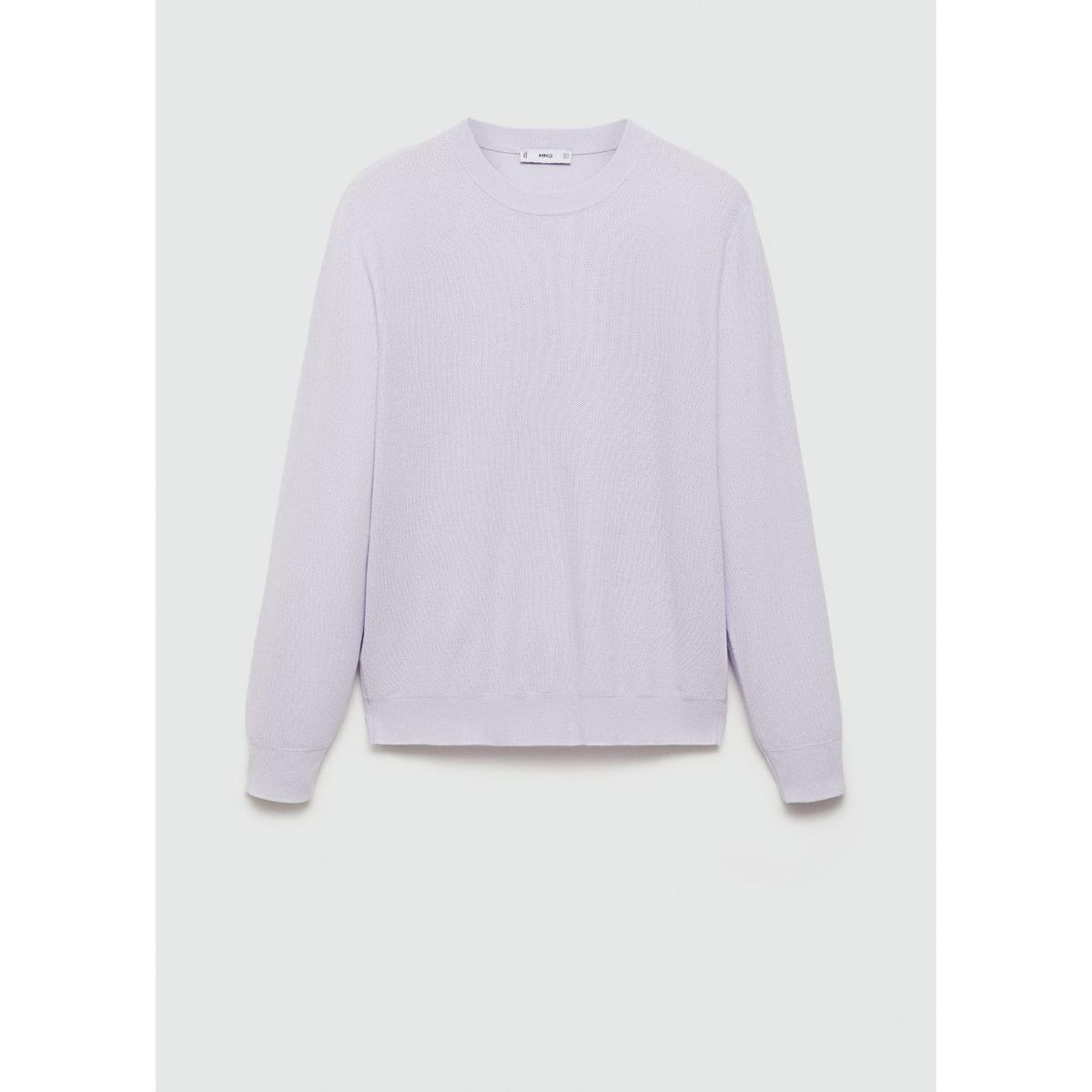 MANGO - Jersey Punto Fino Algodón Hombre Mango