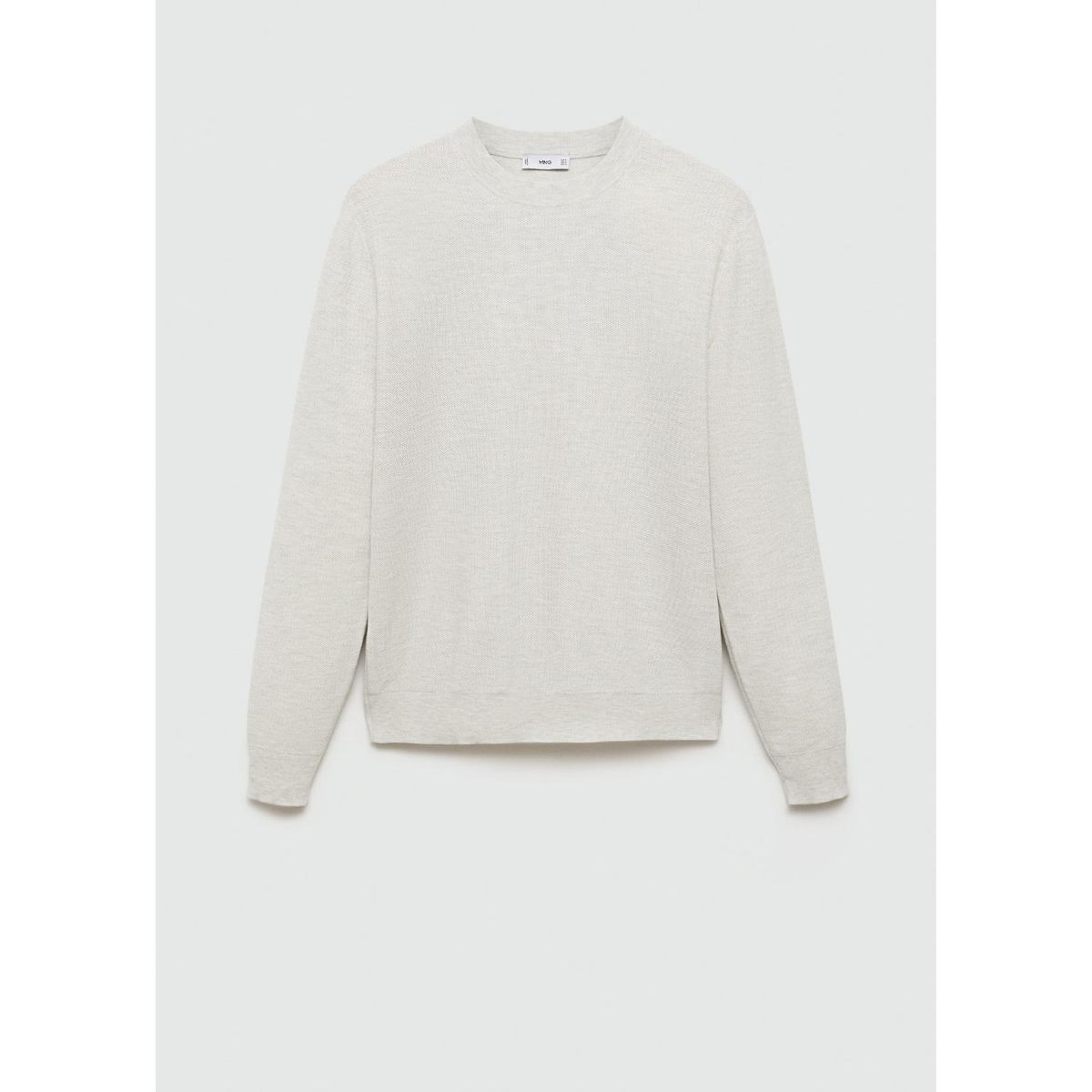 MANGO - Jersey Punto Fino Algodón Hombre Mango