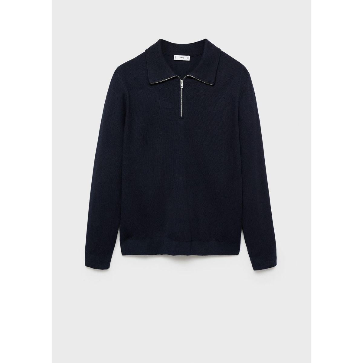 MANGO - Jersey Punto Fino Algodón Hombre Mango