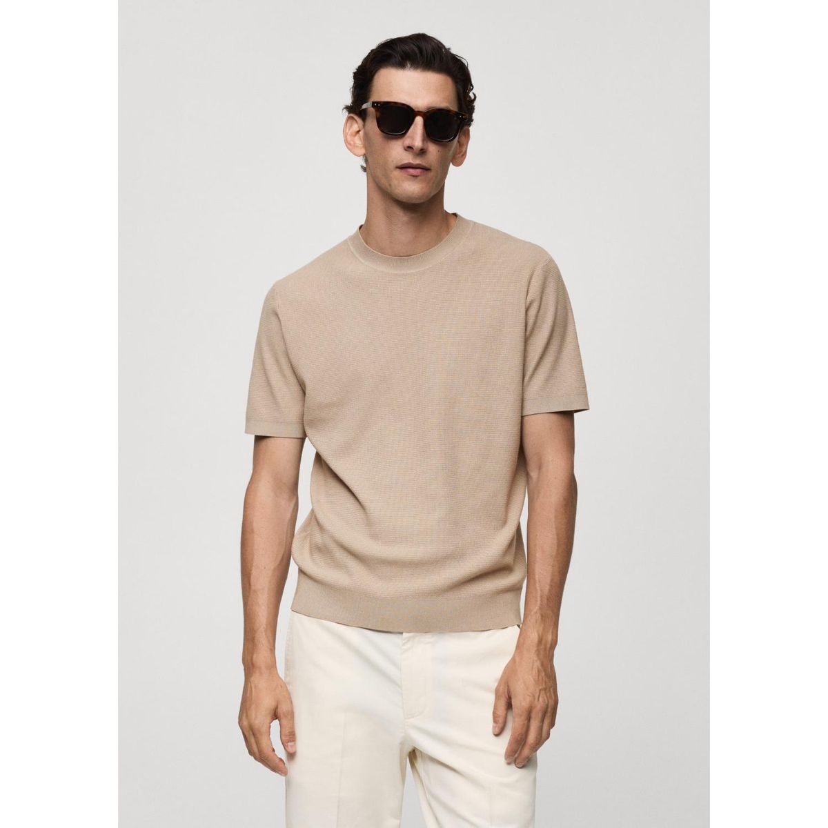 MANGO - Polo Manga Corta Hombre Mango