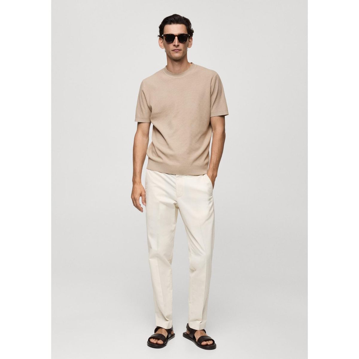 MANGO - Polo Manga Corta Hombre Mango