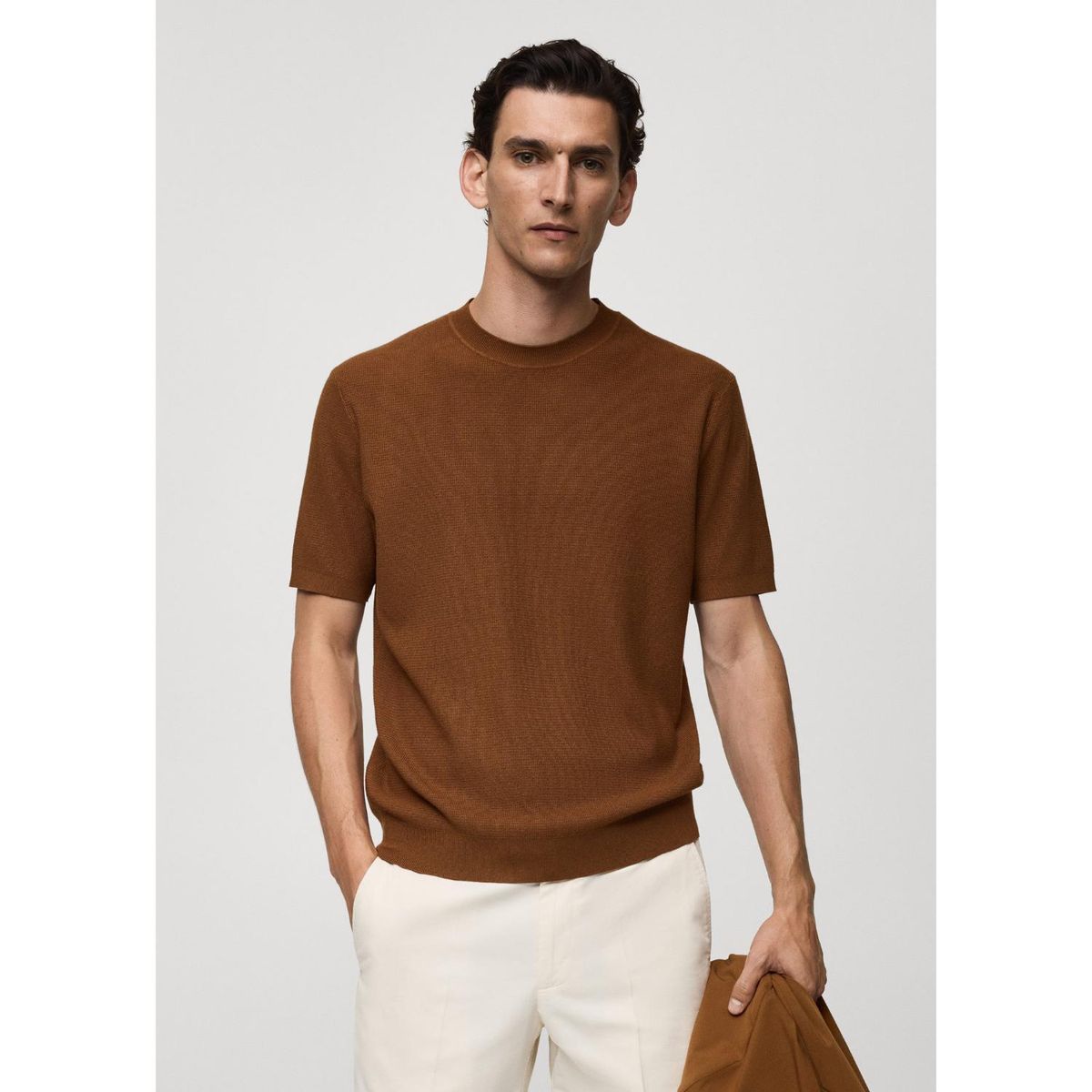 MANGO - Polo Manga Corta Hombre Mango