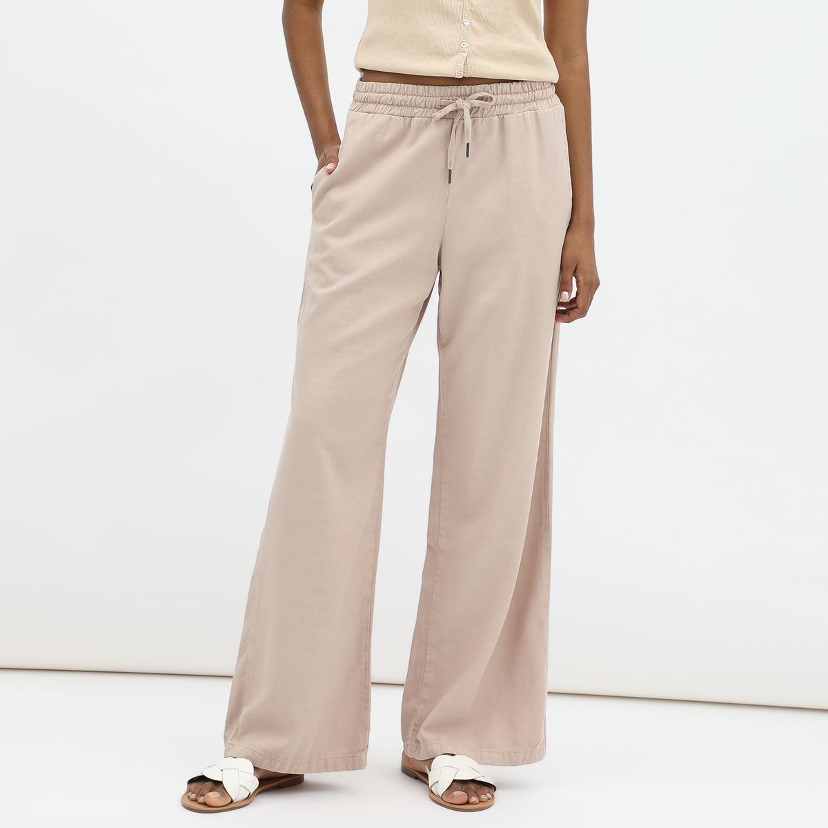 BASEMENT - Pantalón Algodón Mujer Basement