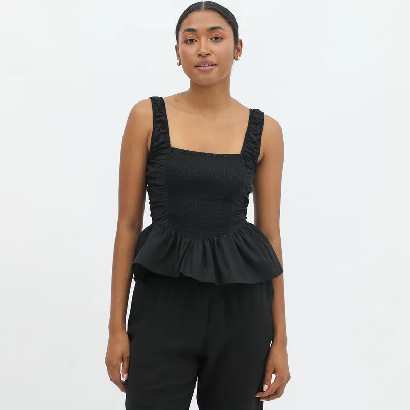 BASEMENT - Top Sin Mangas Algodón Mujer Basement