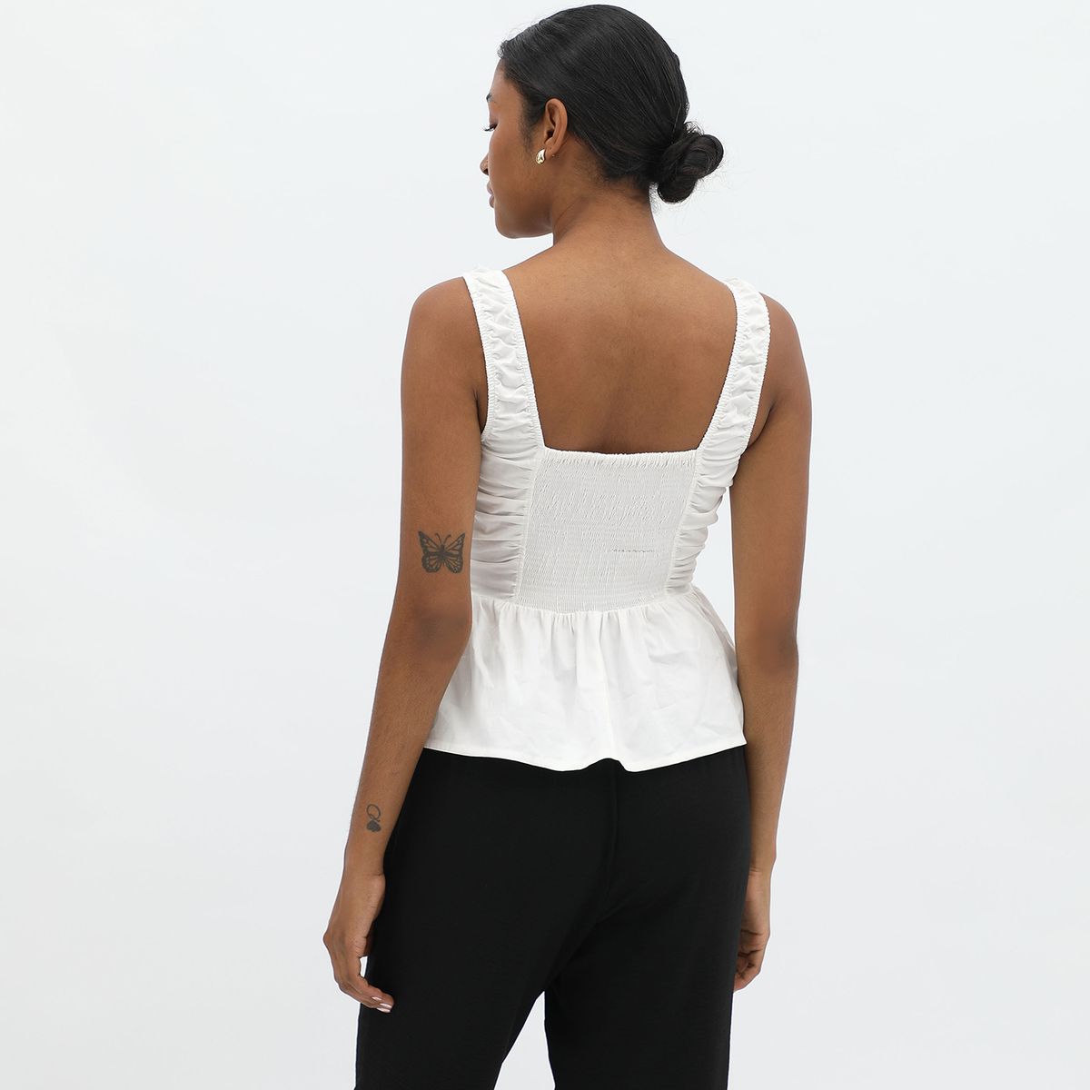 BASEMENT - Top Sin Mangas Algodón Mujer Basement