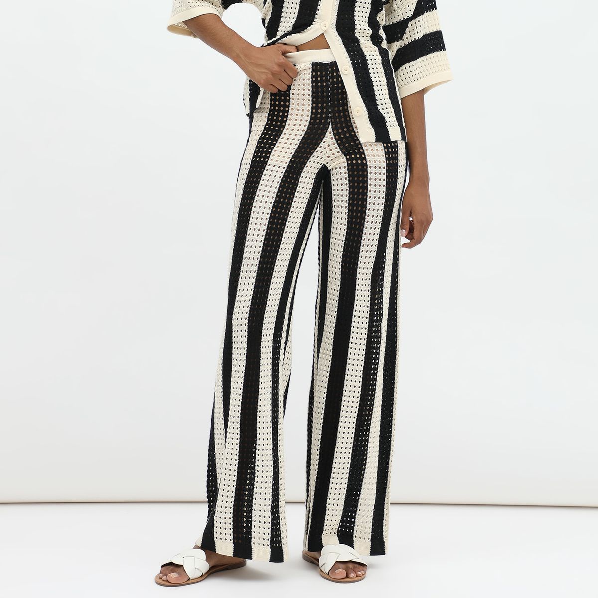 BASEMENT - Pantalón Straight Mujer Basement