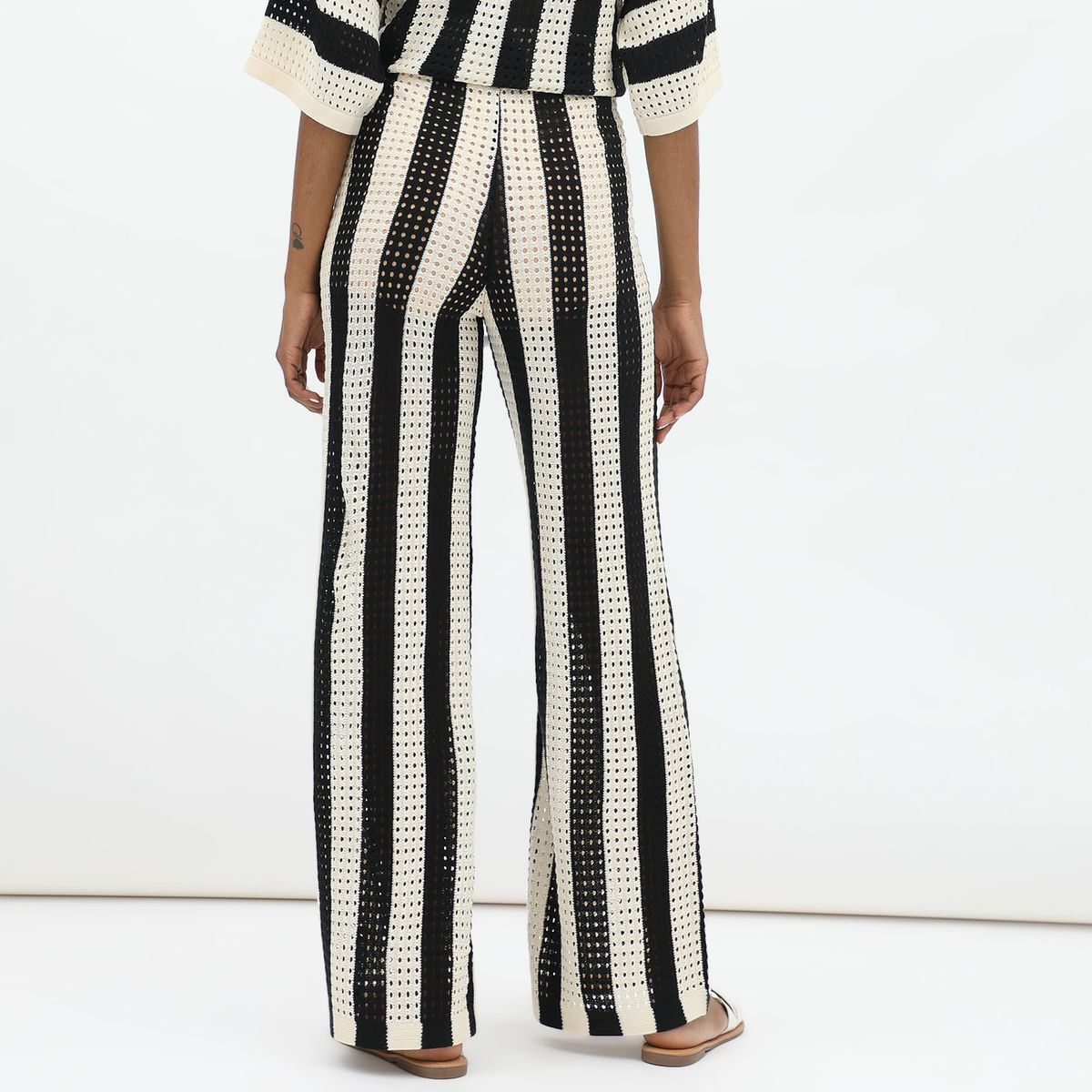 BASEMENT - Pantalón Straight Mujer Basement