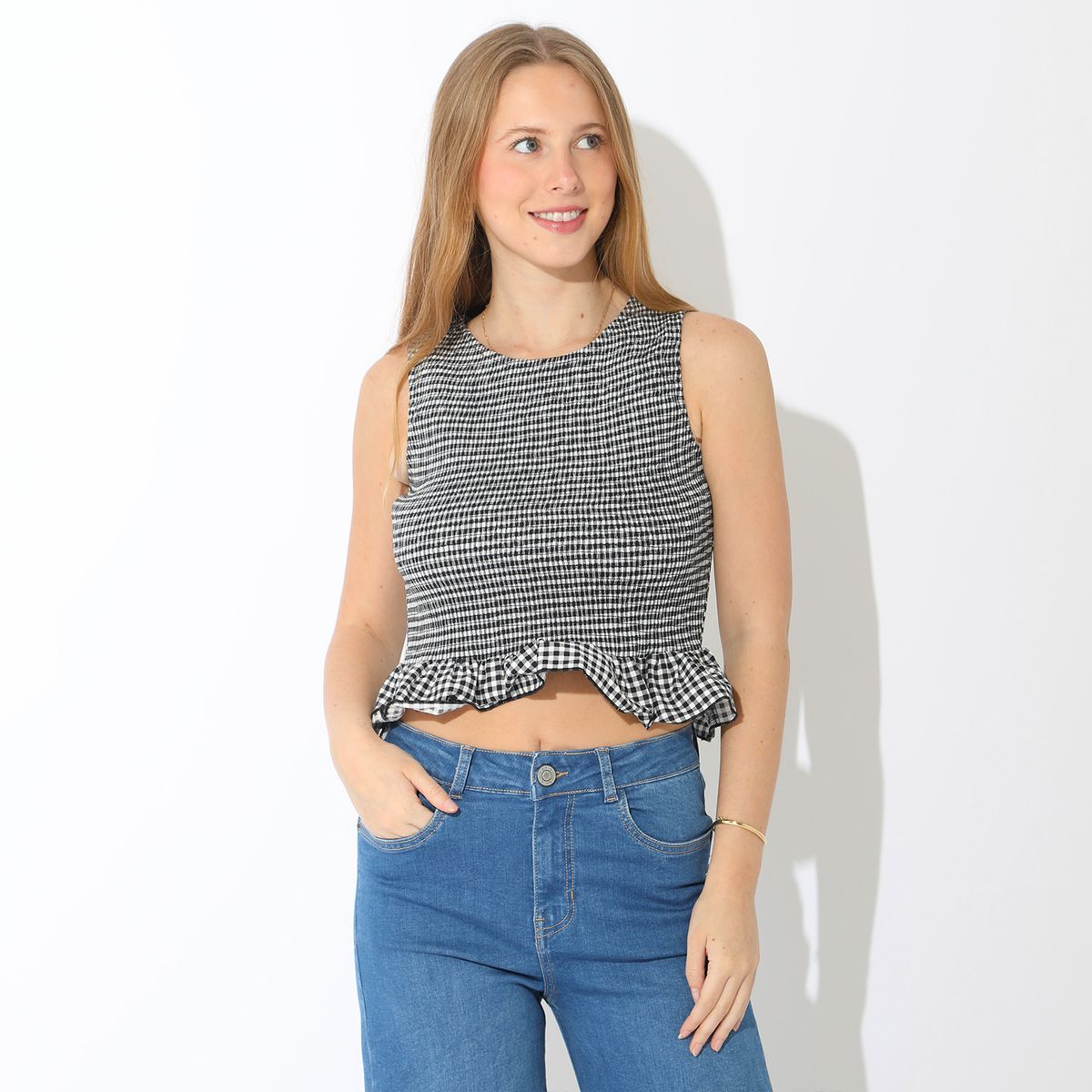 SYBILLA - Top Sin Mangas Algodón Mujer Sybilla