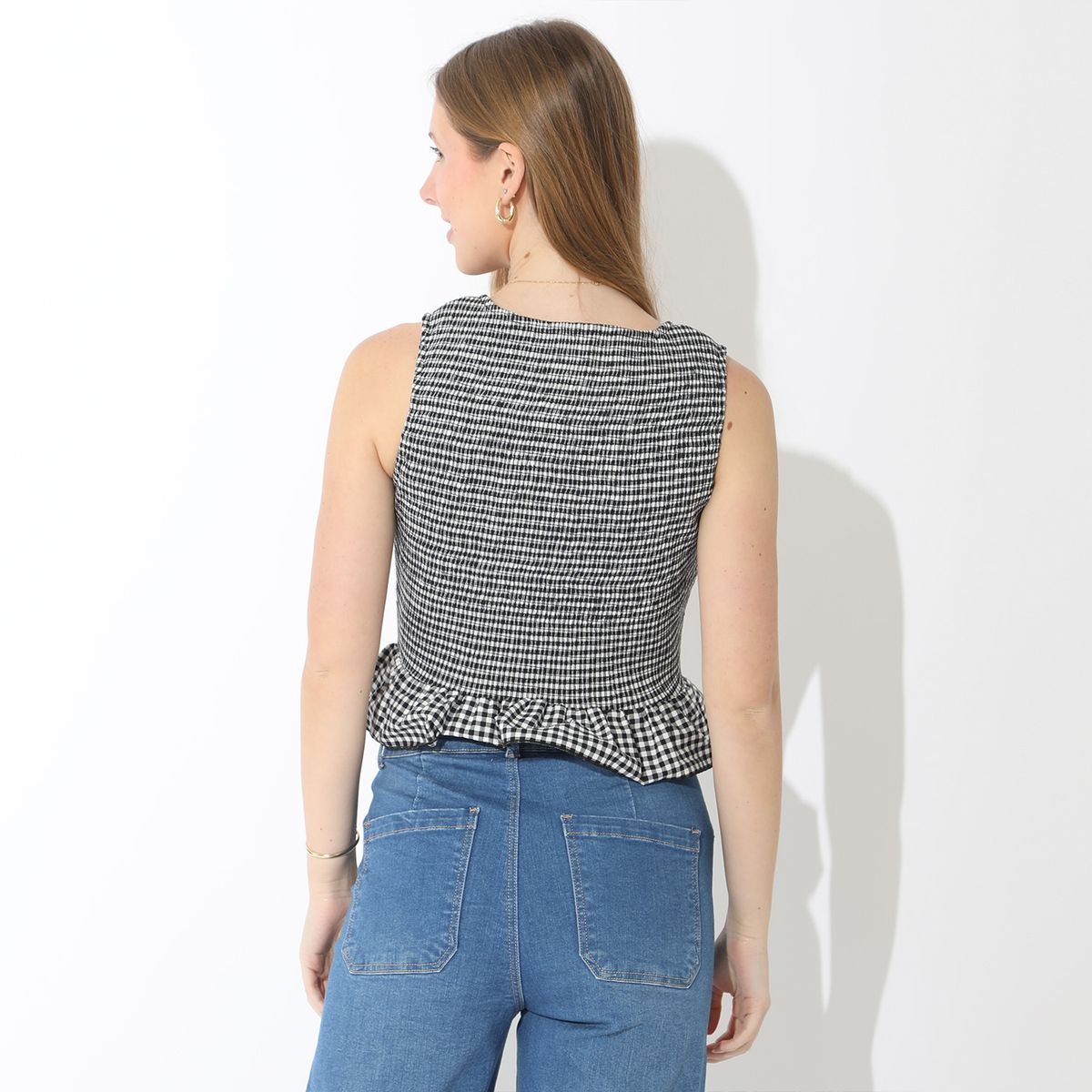 SYBILLA - Top Sin Mangas Algodón Mujer Sybilla