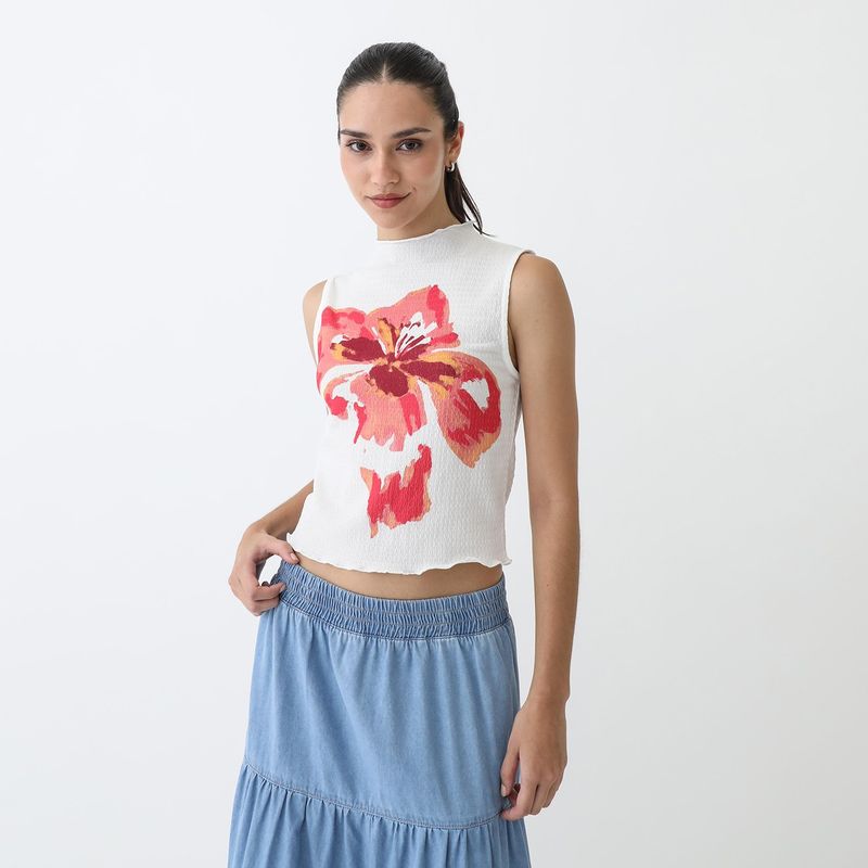 SYBILLA - Polo Sin Mangas Mujer Sybilla