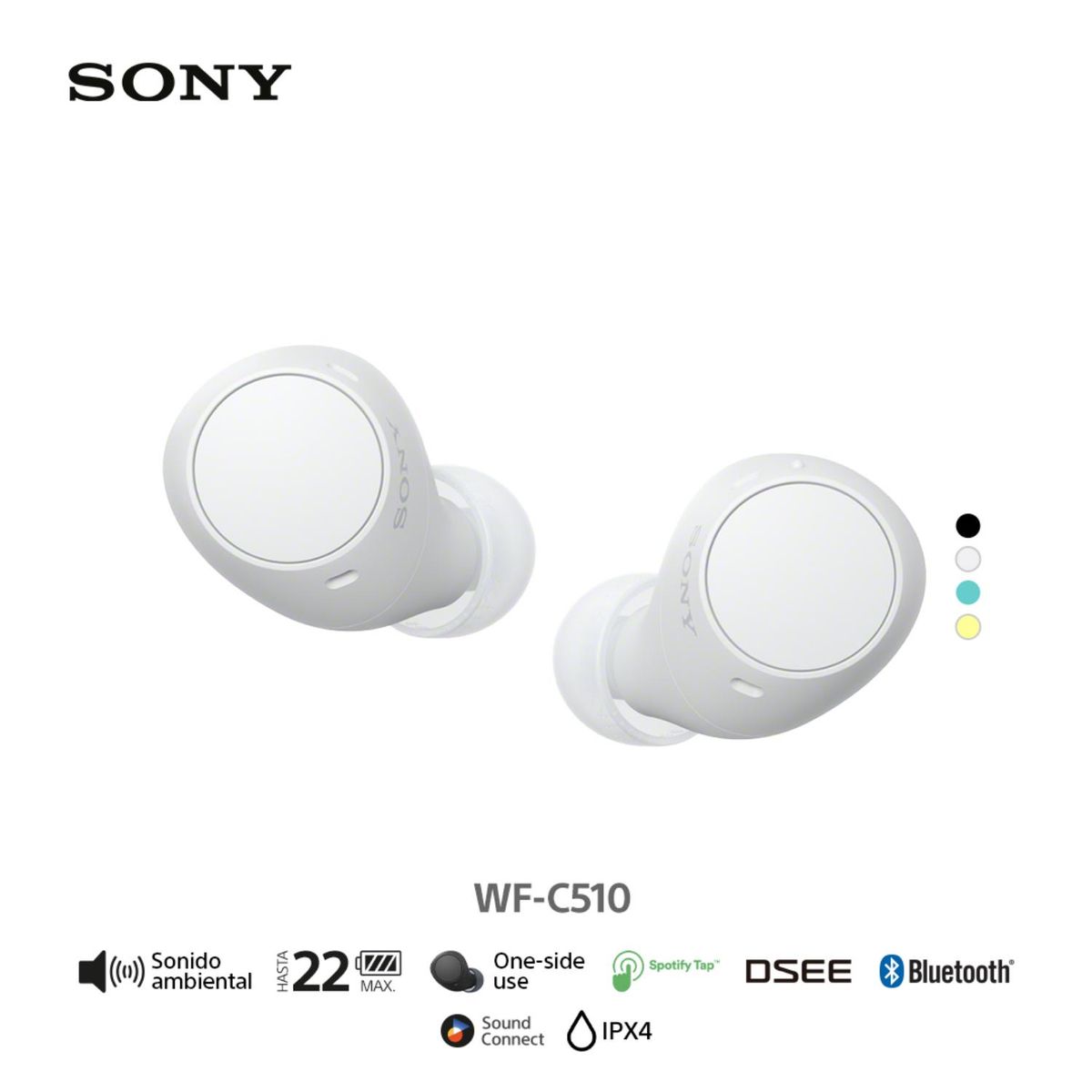 SONY - Sony Audífonos Bluetooth WF-C510 True Wireless