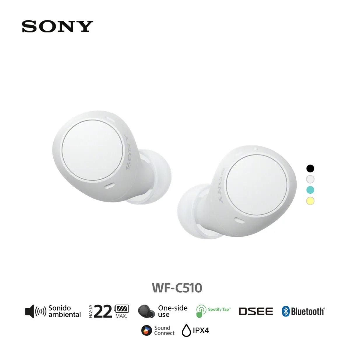 SONY - Sony Audífonos Bluetooth WF-C510 True Wireless
