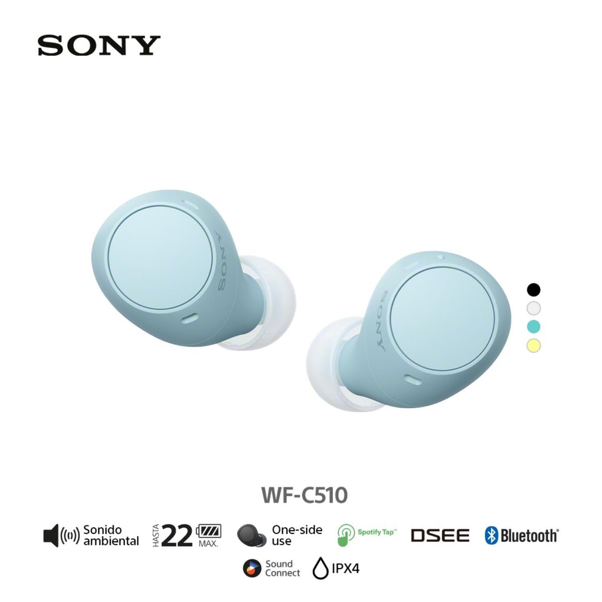SONY - Sony Audífonos Bluetooth WF-C510 True Wireless