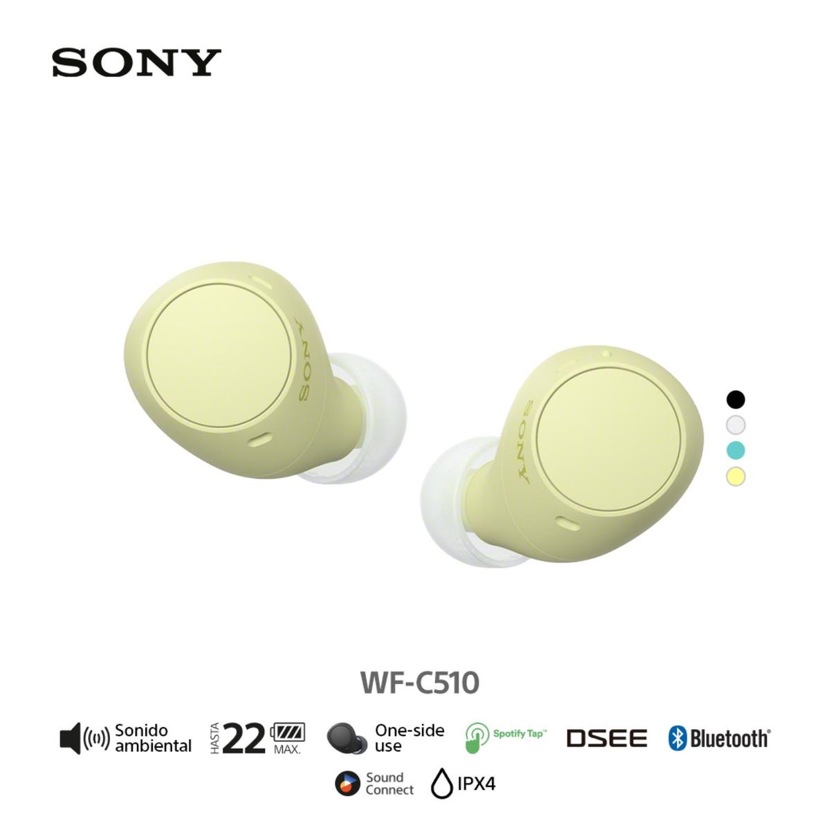 SONY - Sony Audífonos Bluetooth WF-C510 True Wireless