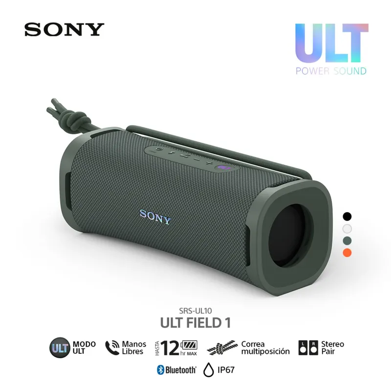 SONY - Sony Parlante Bluetooth SRS-ULT10 Portátil ULT FIELD 1