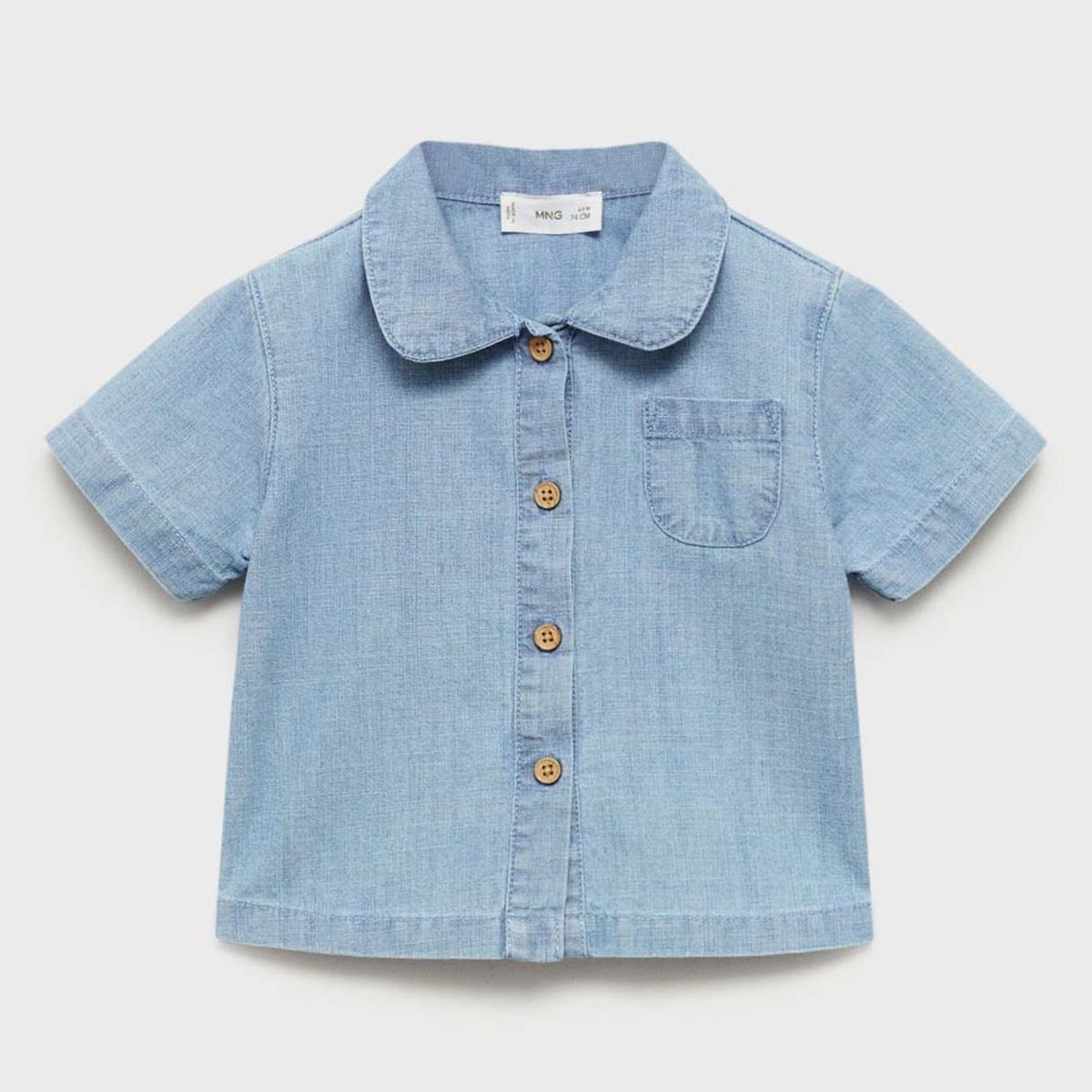 MANGO KIDS - Camisa Niño Manga corta  Mango Kids