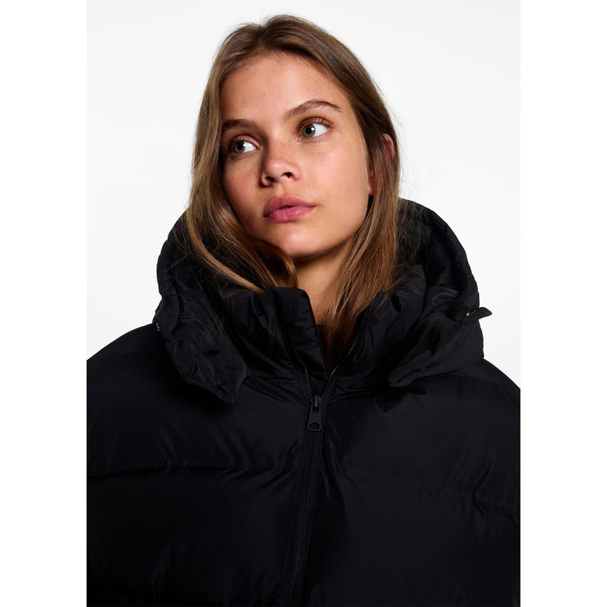 MANGO TEEN - Casaca Larga Acolchada Mujer Mango