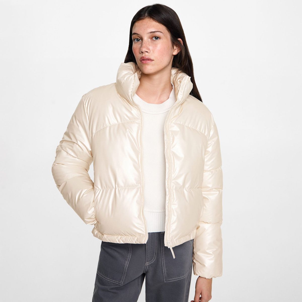 MANGO TEEN - Casaca Acolchada Mujer Mango