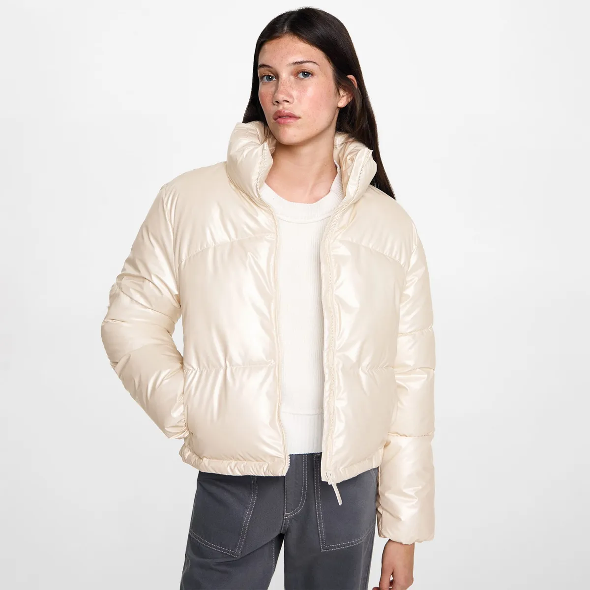 MANGO TEEN - Casaca Acolchada Mujer Mango