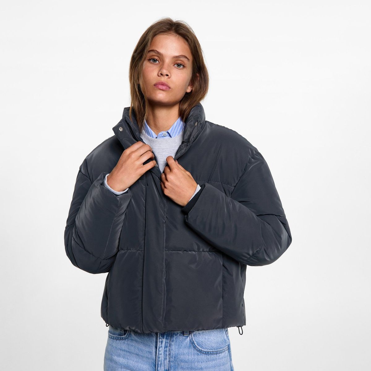 MANGO TEEN - Casaca Acolchada Mujer Mango