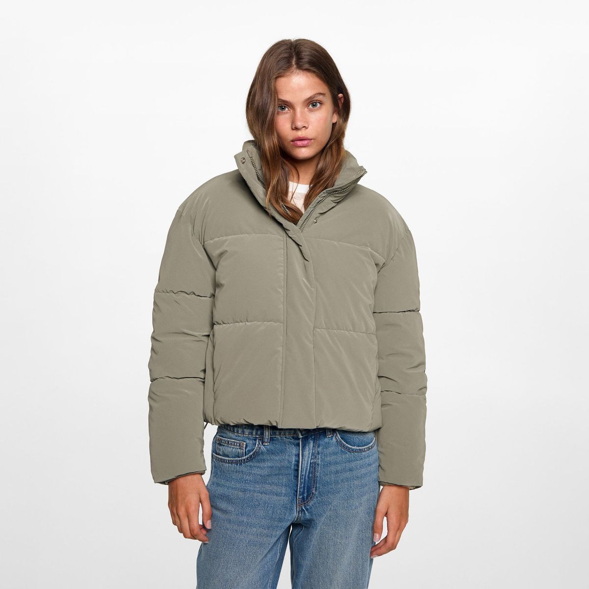 MANGO TEEN - Casaca Acolchada Mujer Mango