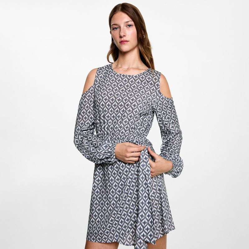 MANGO TEEN - Vestido Corto Casual Mujer Mango