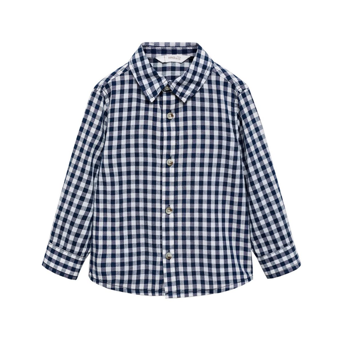 MANGO KIDS - Camisa Bebé Niño Manga Larga Algodón Mango Kids