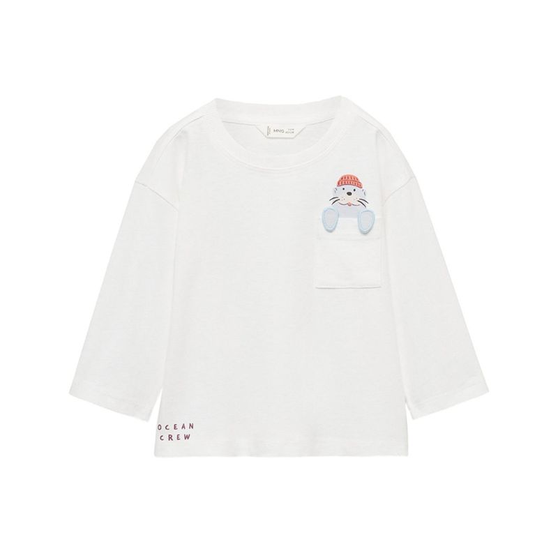 MANGO KIDS - Polo Bebé Niño Manga Larga Algodón Mango Kids