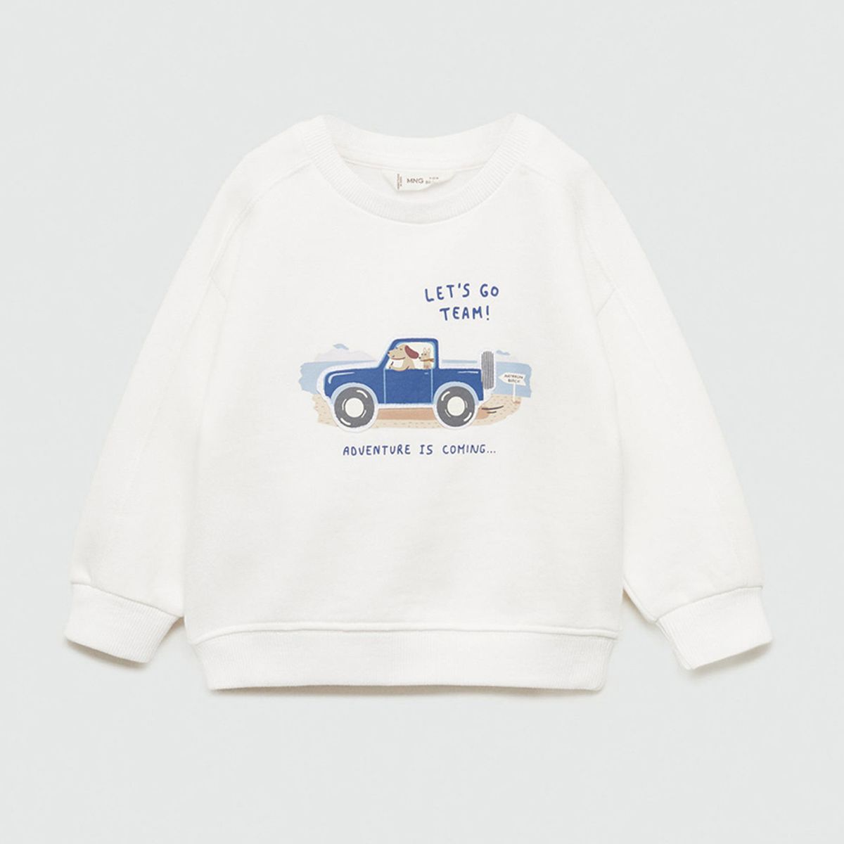 MANGO KIDS - Polera Bebé Niño Algodón Mango Kids