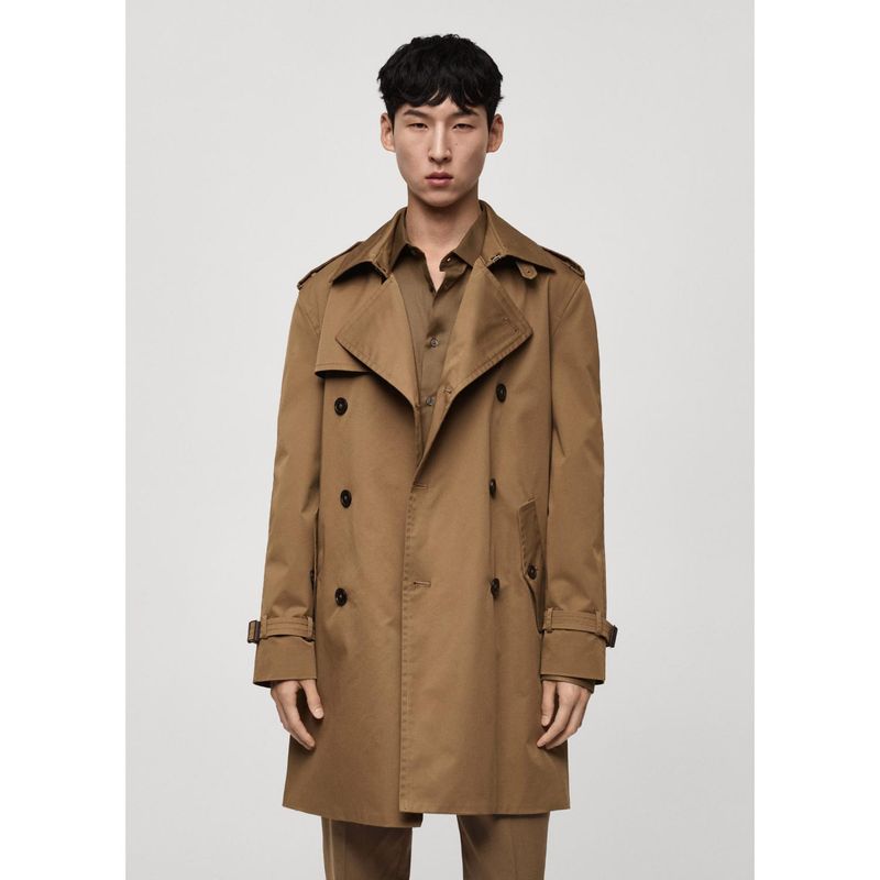 MANGO - Abrigo Algodón Hombre Mango 