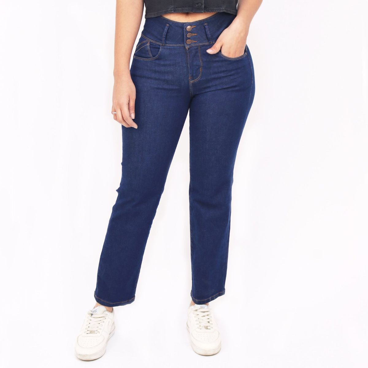 KAYRA POBLET - Jean Straight Algodón Mujer Kayra Poblet