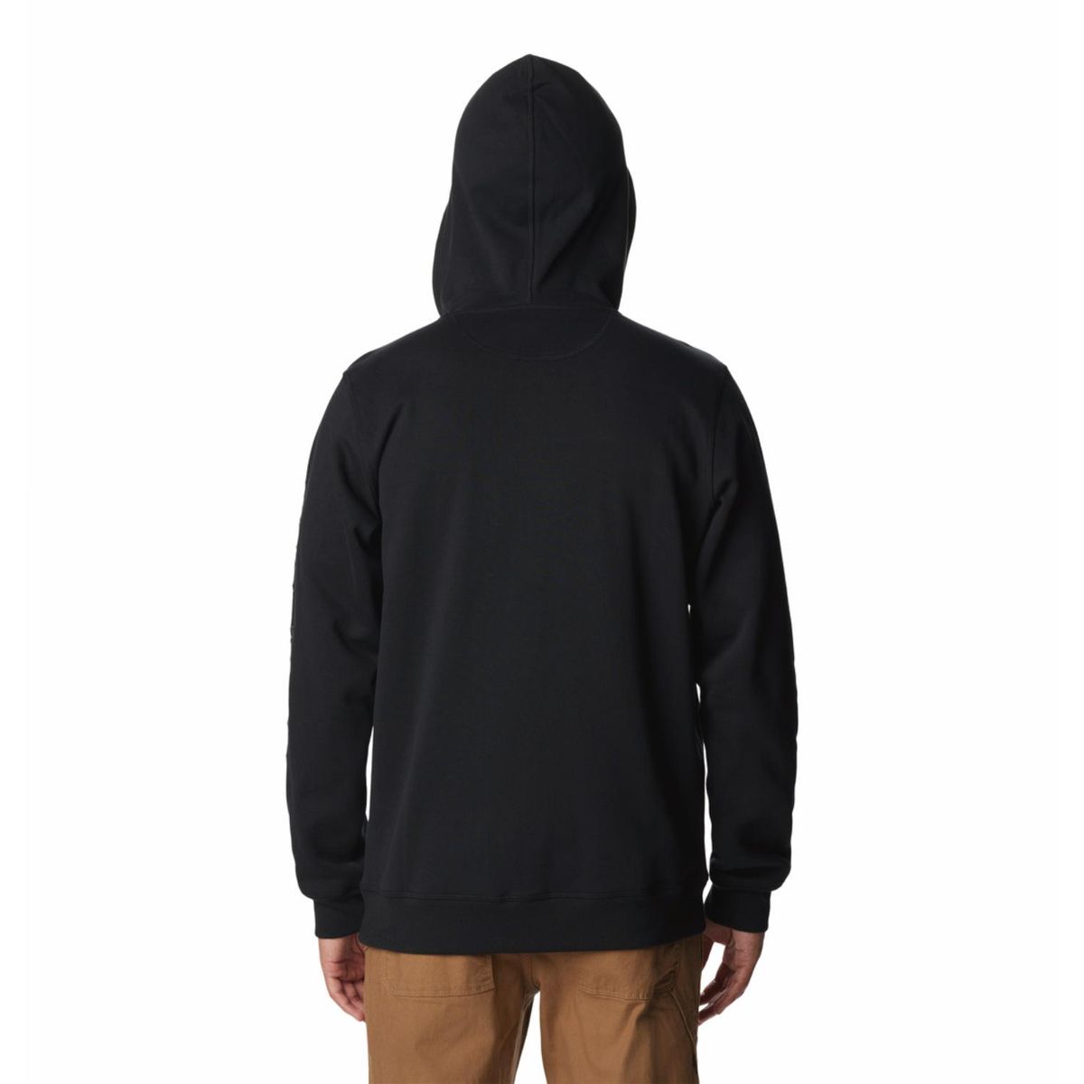 COLUMBIA - Poleron M Columbia Logo Zip Negro Columbia