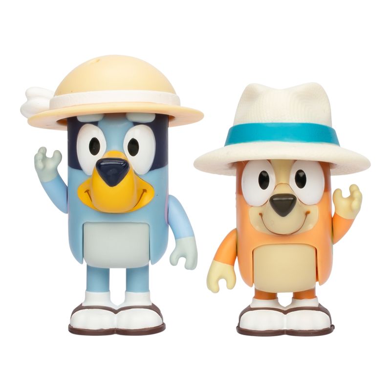 BLUEY - Juguete Pack X2 Figuras Bluey