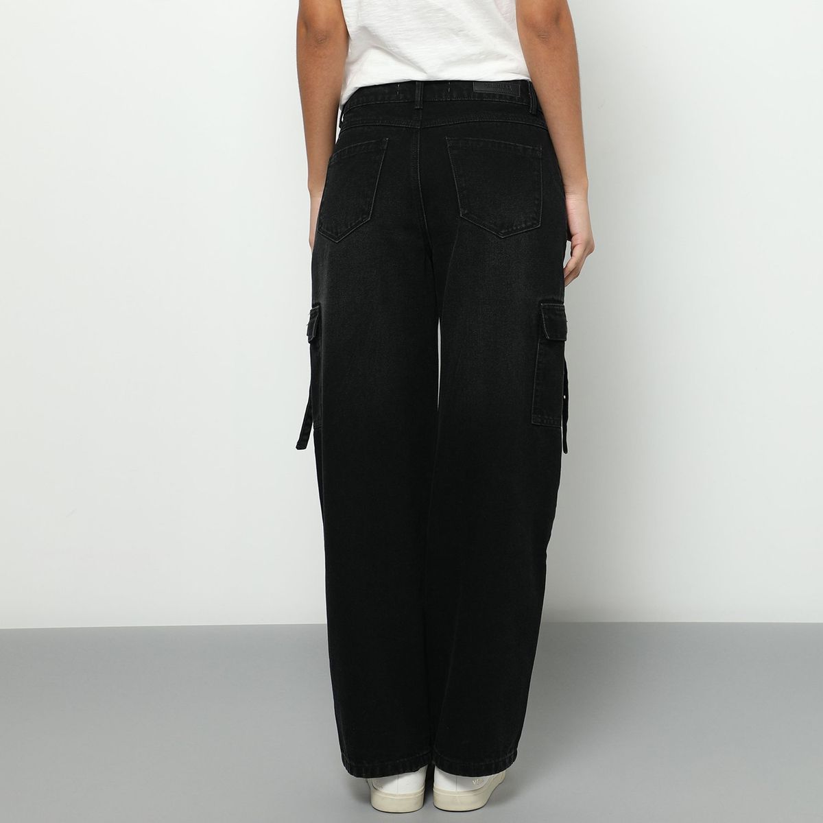 DENIMLAB - Jean Cargo 100% Algodón Mujer Denimlab