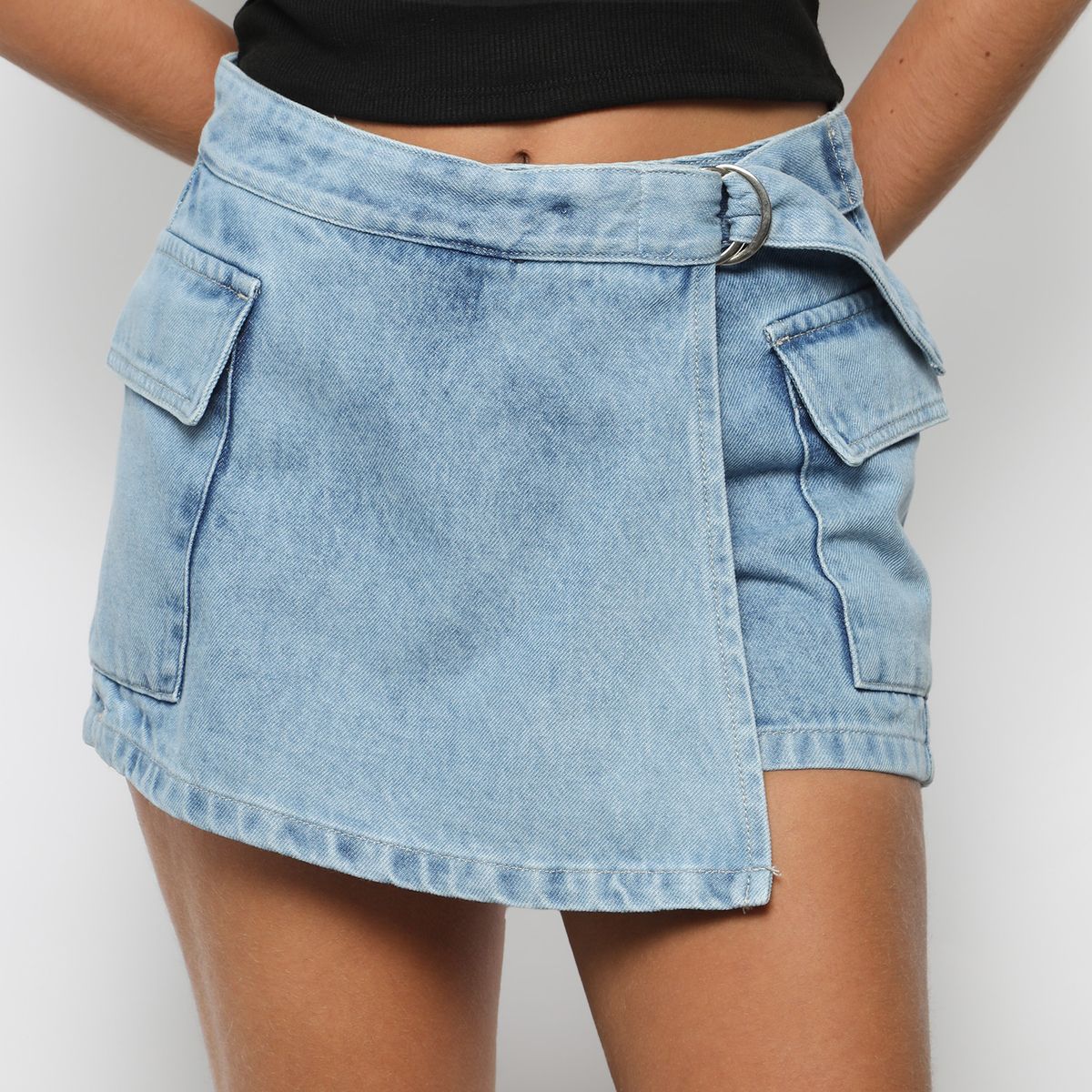 DENIMLAB - Short 100% Algodón Mujer Denimlab