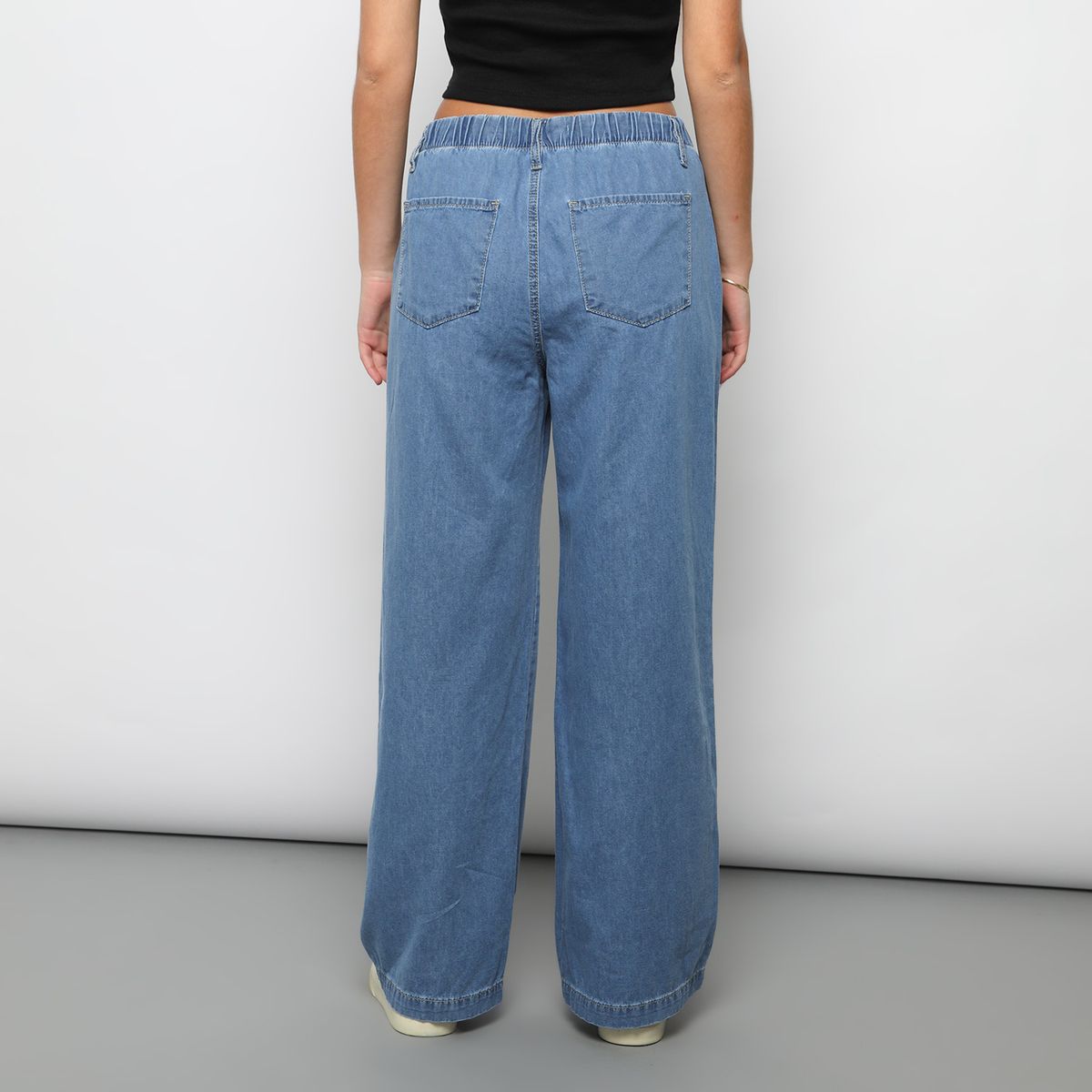 DENIMLAB - Pantalón Wide 100% Algodón Mujer Denimlab