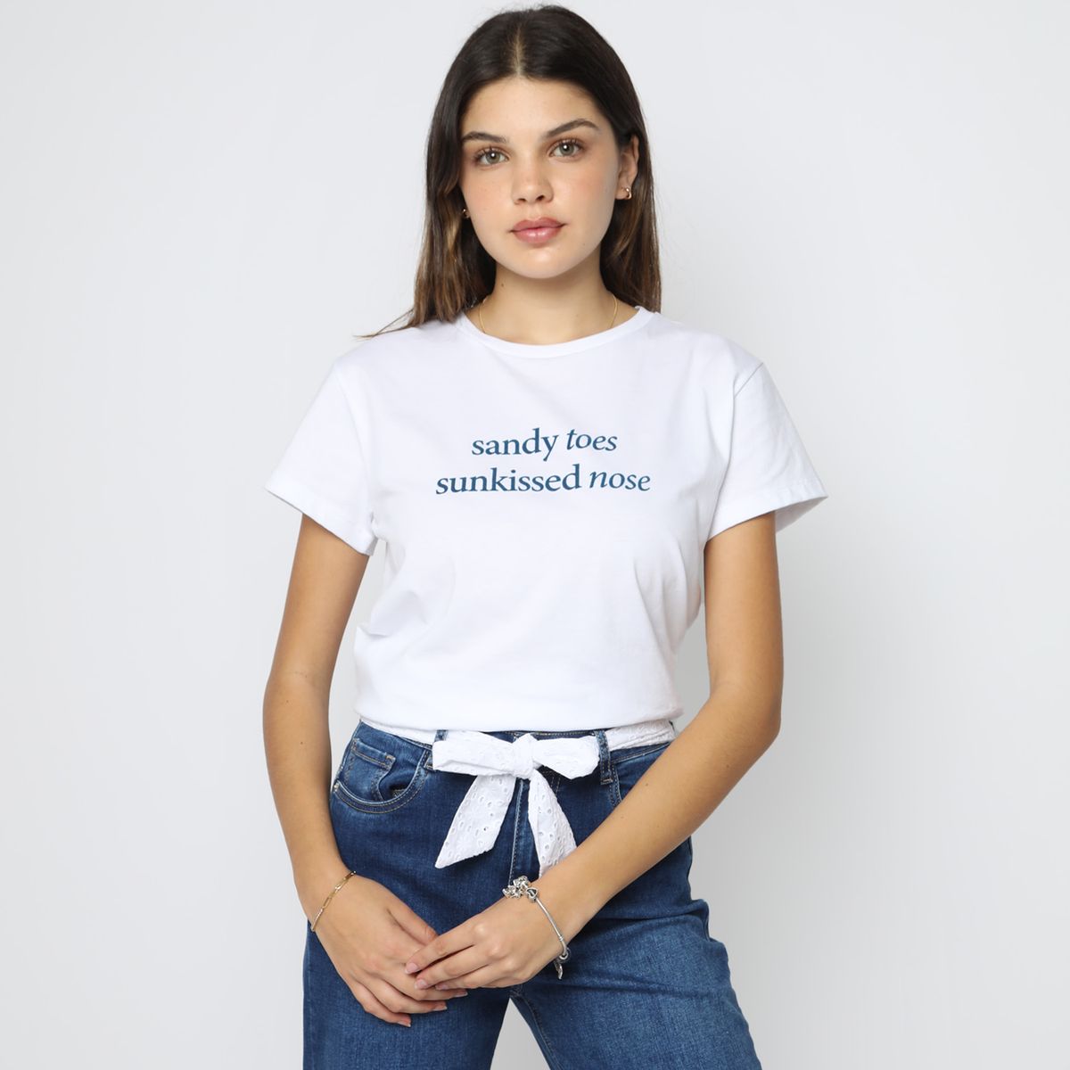 SYBILLA - Polo Manga Corta 100% Algodón Mujer Sybilla