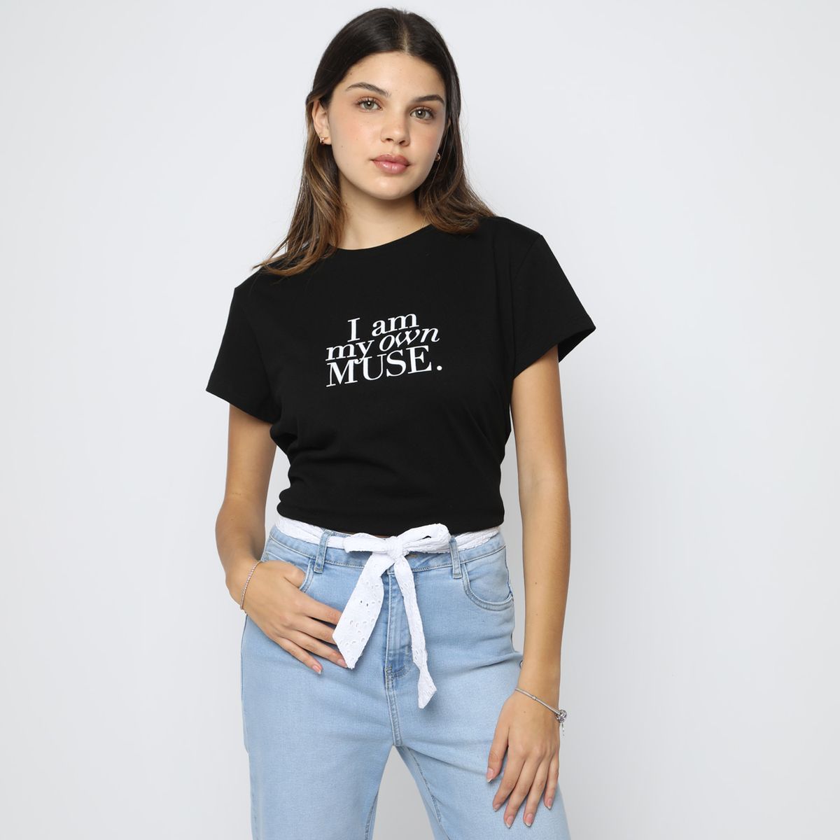 SYBILLA - Polo Manga Corta 100% Algodón Mujer Sybilla