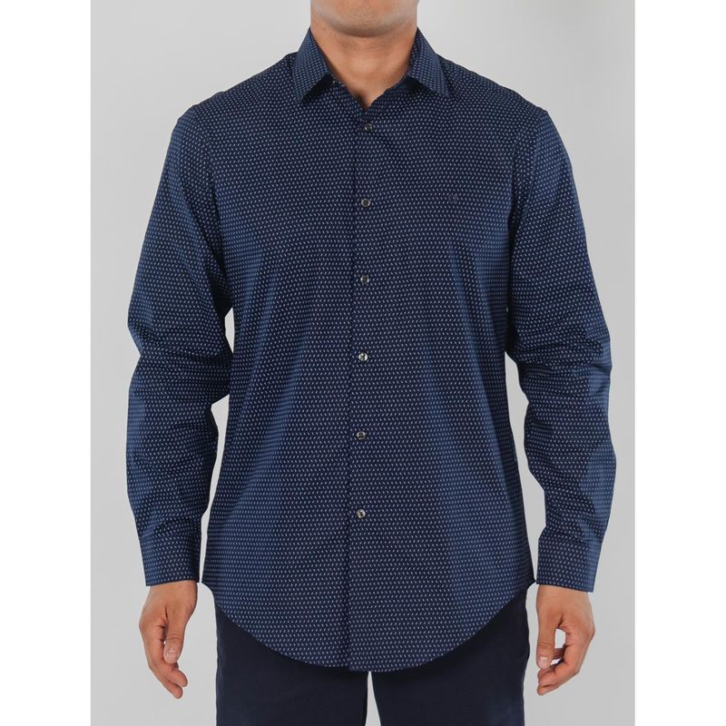CALVIN KLEIN - Camisa Manga Larga 100% Algodón Hombre 