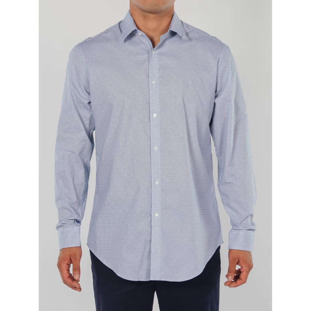 CALVIN KLEIN - Camisa Manga Larga 100% Algodón Hombre 