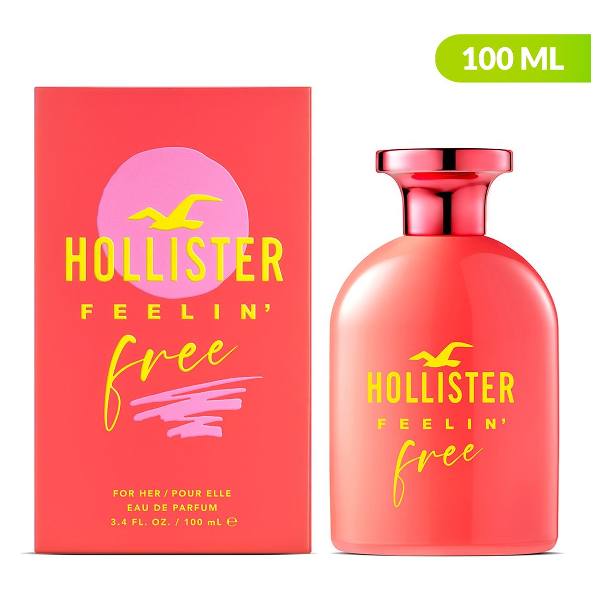 HOLLISTER - Ho Feelin Free Edp Her 100ml