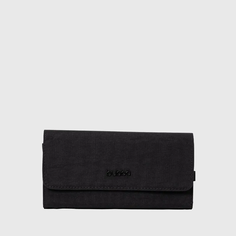 BUBBA BAGS - Billetera Daily Black Large Bubba Bags