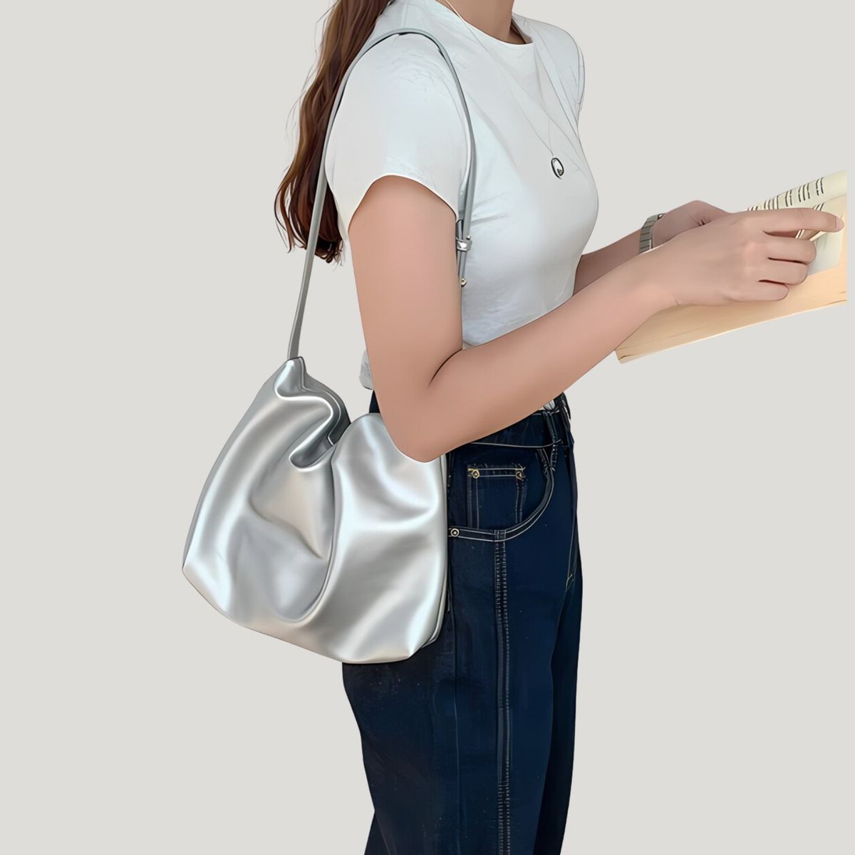 FEI FEI - Cartera Jade Bag Plata