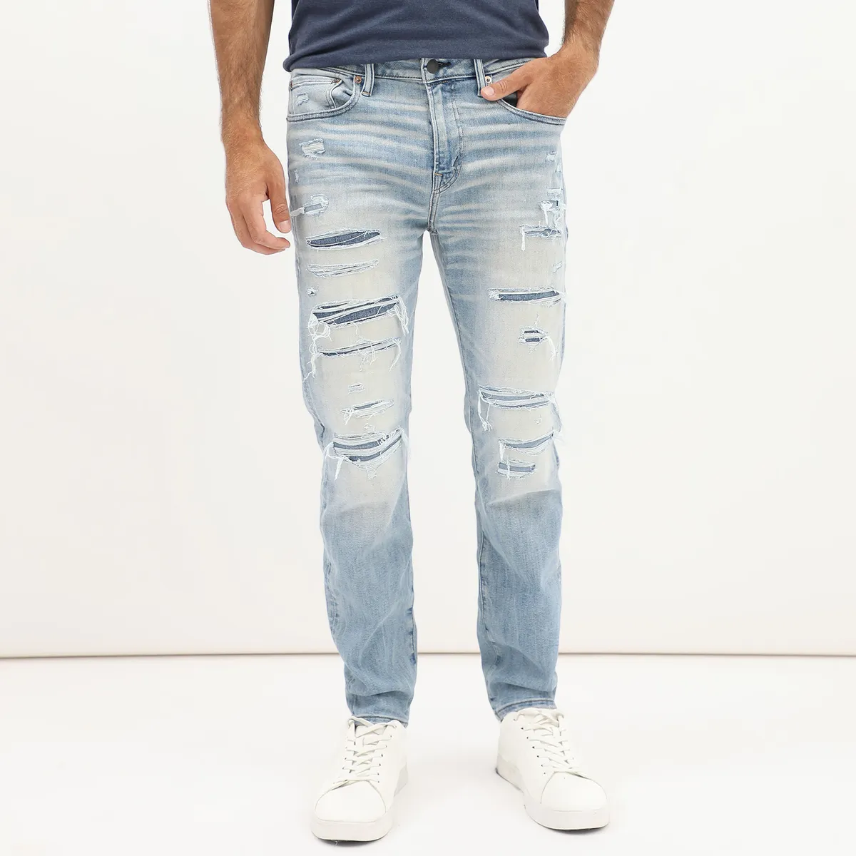 AMERICAN EAGLE - Jean Skinny Algodón Hombre American Eagle