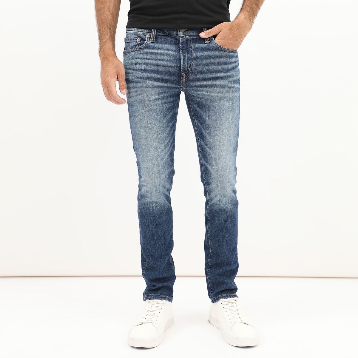 AMERICAN EAGLE - Jean Slim Algodón Hombre American Eagle