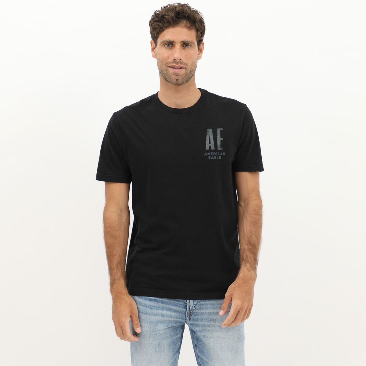 AMERICAN EAGLE - Polo Manga Corta 100% Algodón Hombre American Eagle