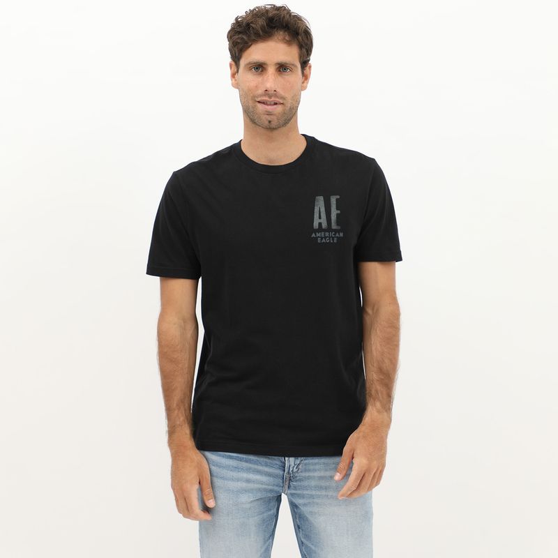 AMERICAN EAGLE - Polo Manga Corta 100% Algodón Hombre American Eagle