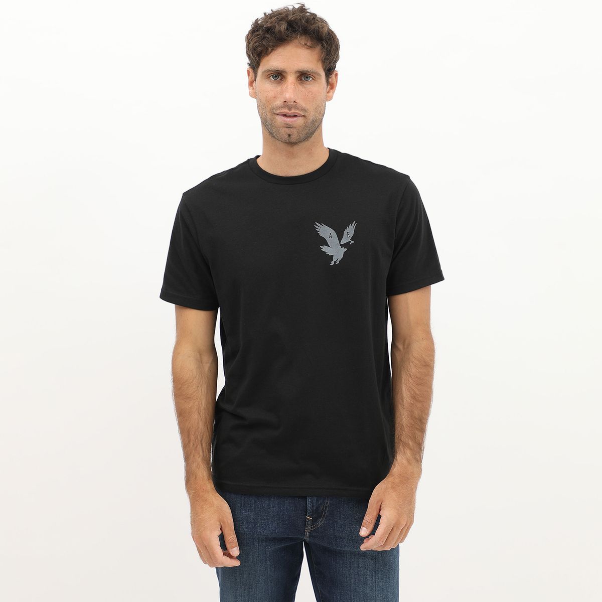 AMERICAN EAGLE - Polo Manga Corta Algodón Hombre American Eagle