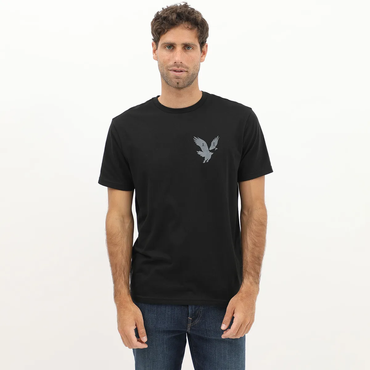 AMERICAN EAGLE - Polo Manga Corta Algodón Hombre American Eagle